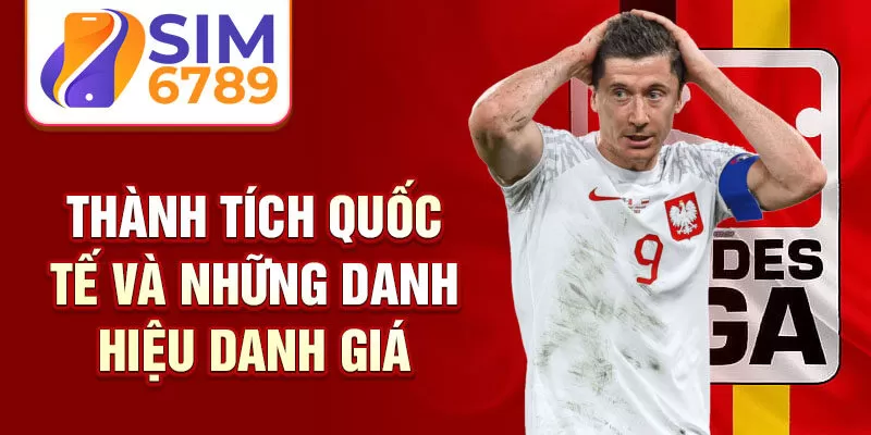 Thành tích quốc tế và những danh hiệu danh giá