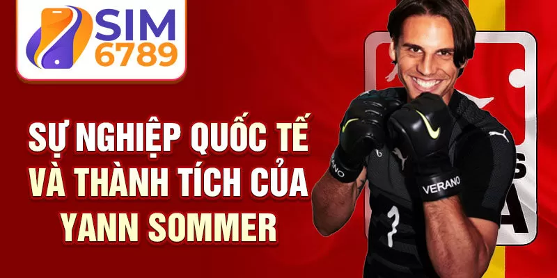 Sự nghiệp quốc tế và thành tích của Yann Sommer