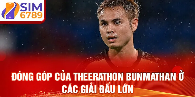 Đóng góp của Theerathon Bunmathan ở các giải đấu lớn